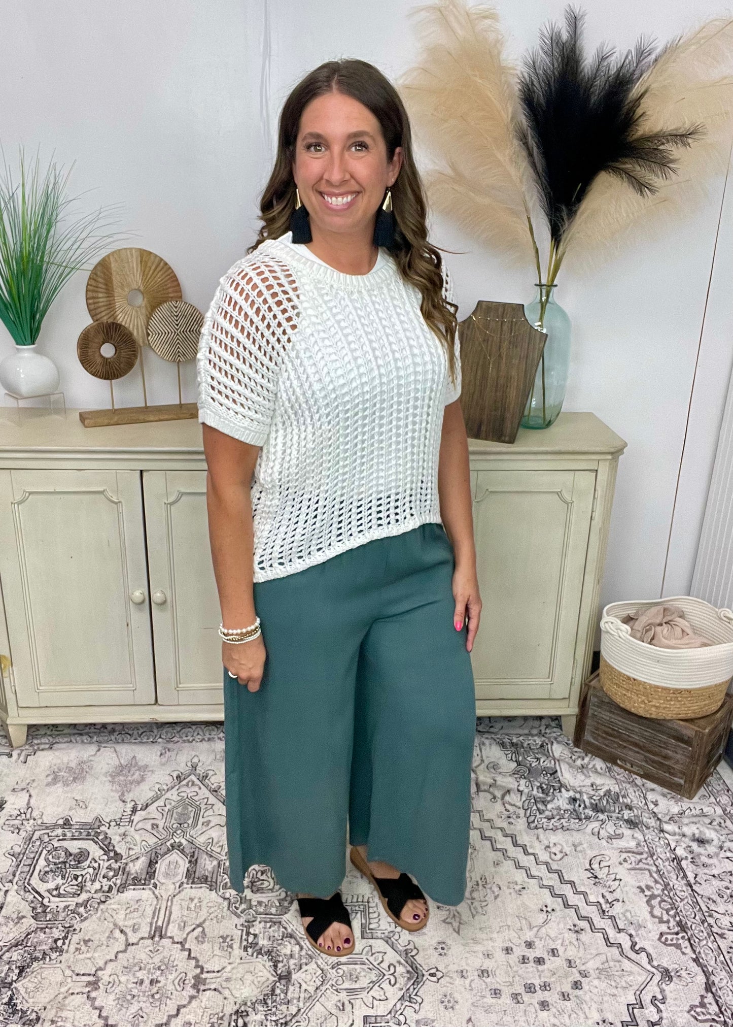 Ash Jade Linen Pant
