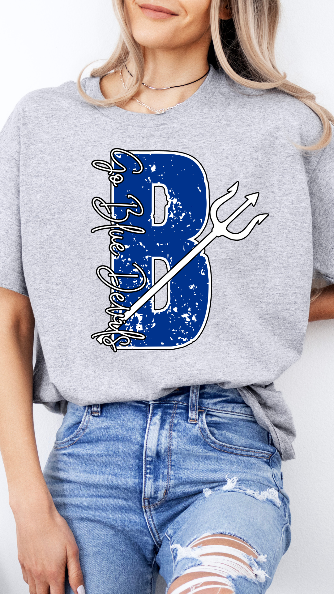 Distressed Front Only Brookville Graphic Tee - Made to Order