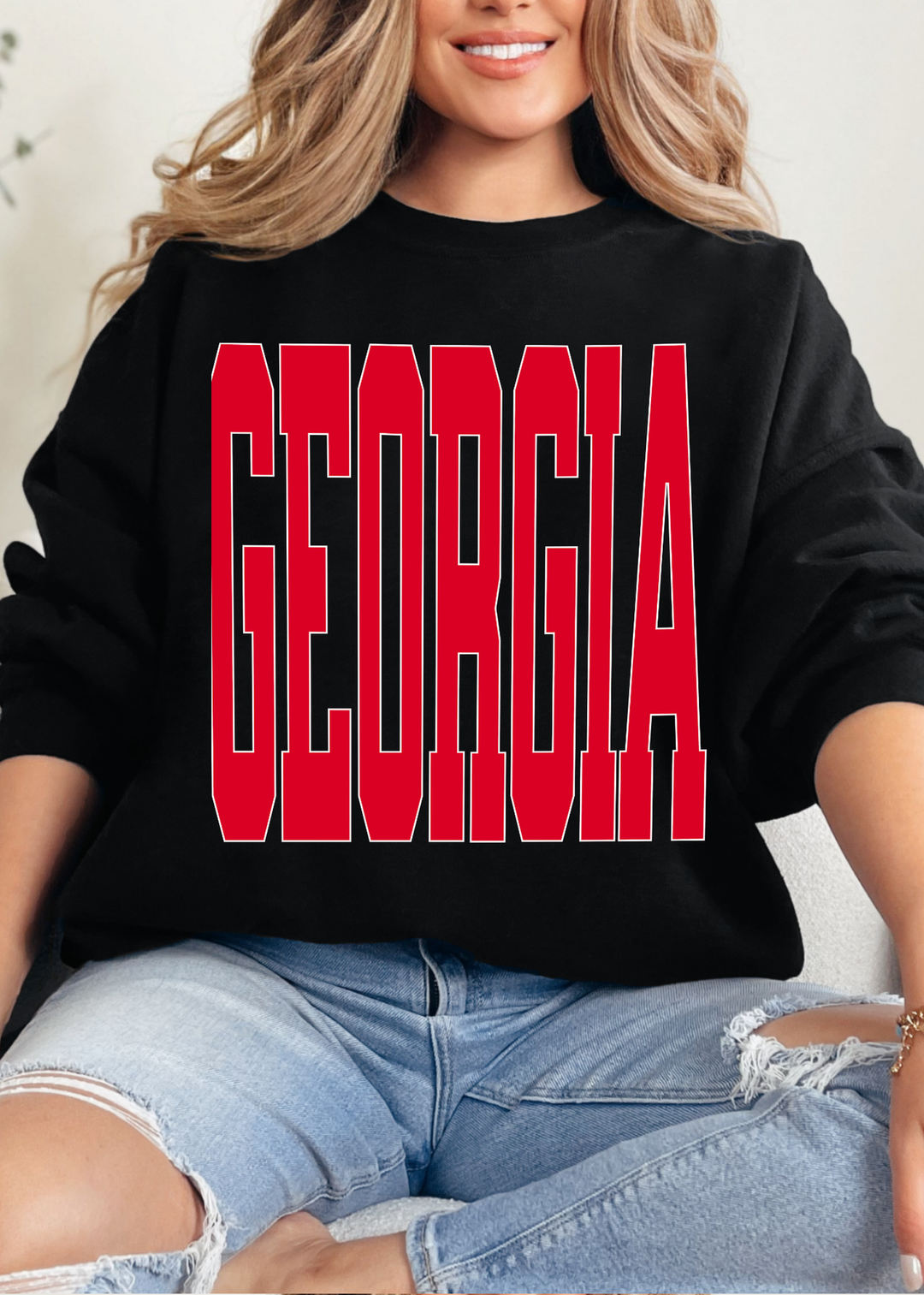 Georgia State Crew Neck - Made to Order