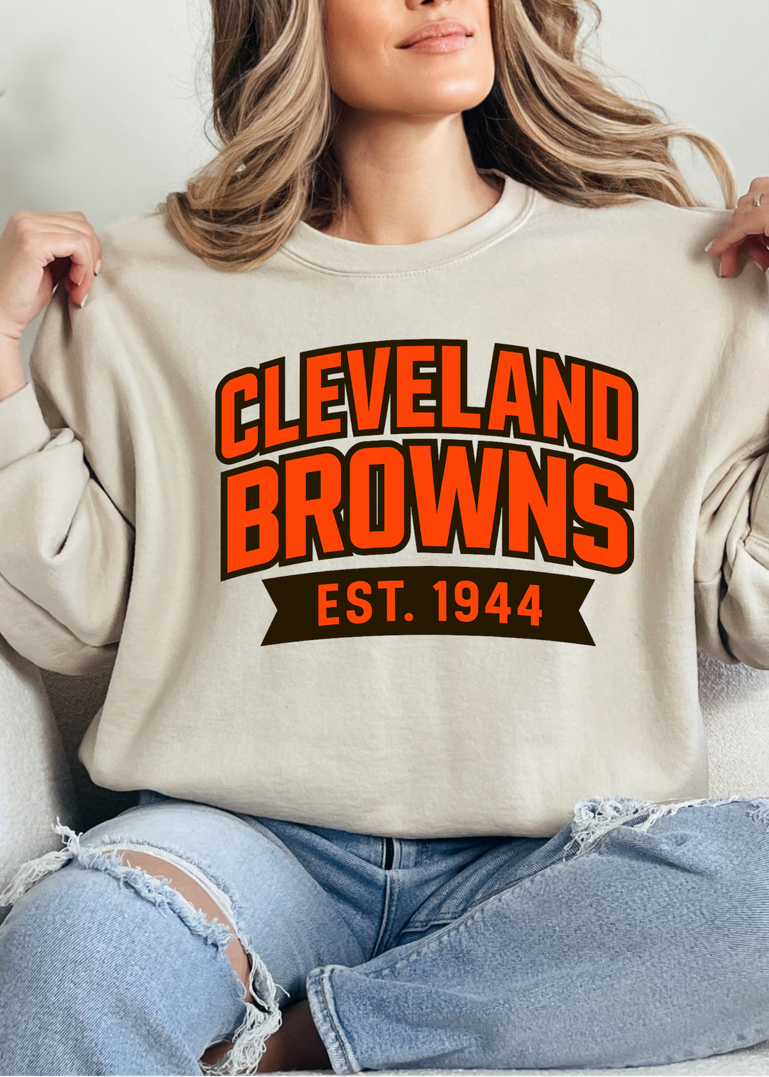 BROWNS EST. GRAPHIC TEE OR PULLOVER