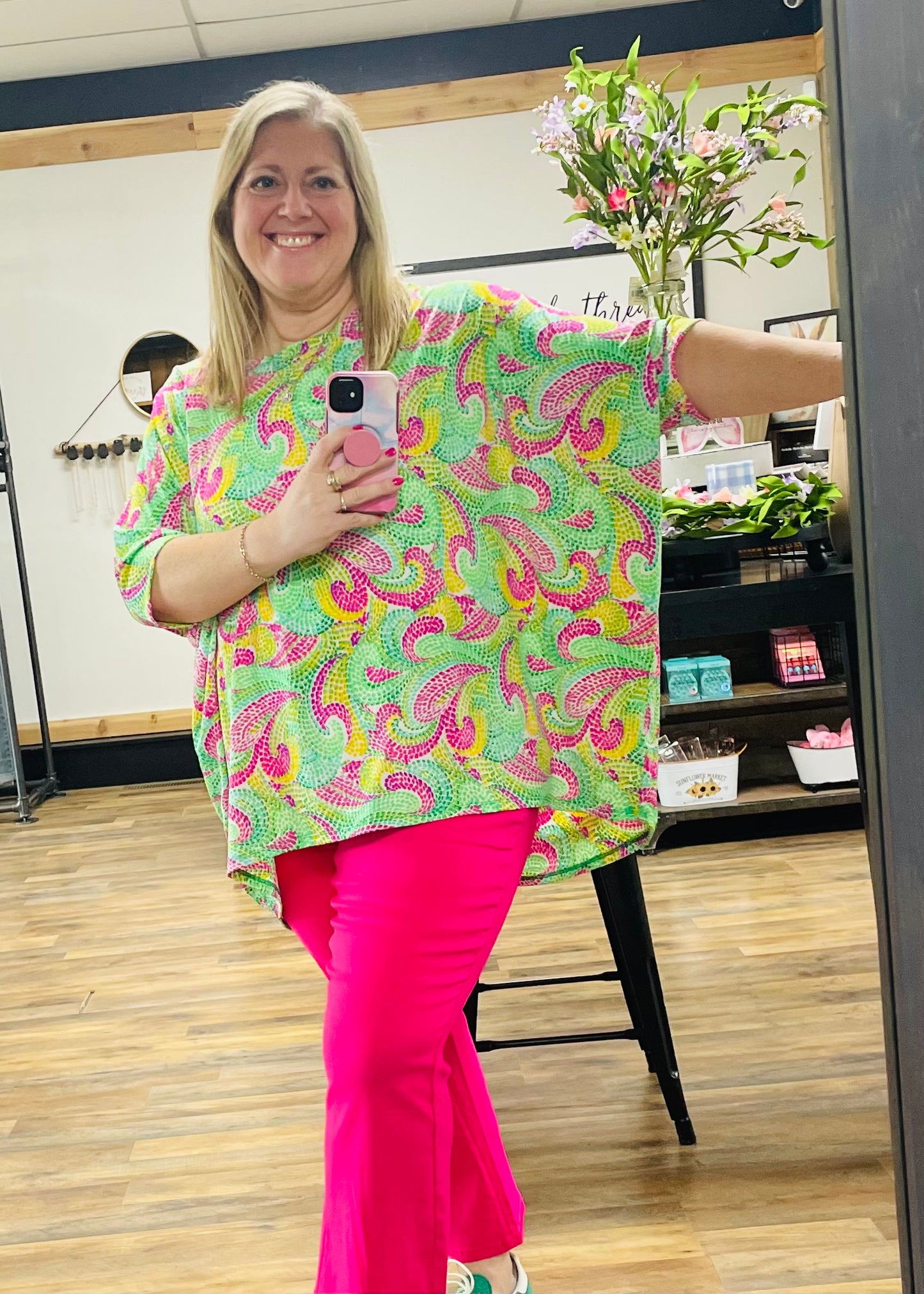 Curvy - Dolman Sleeve Essential Top