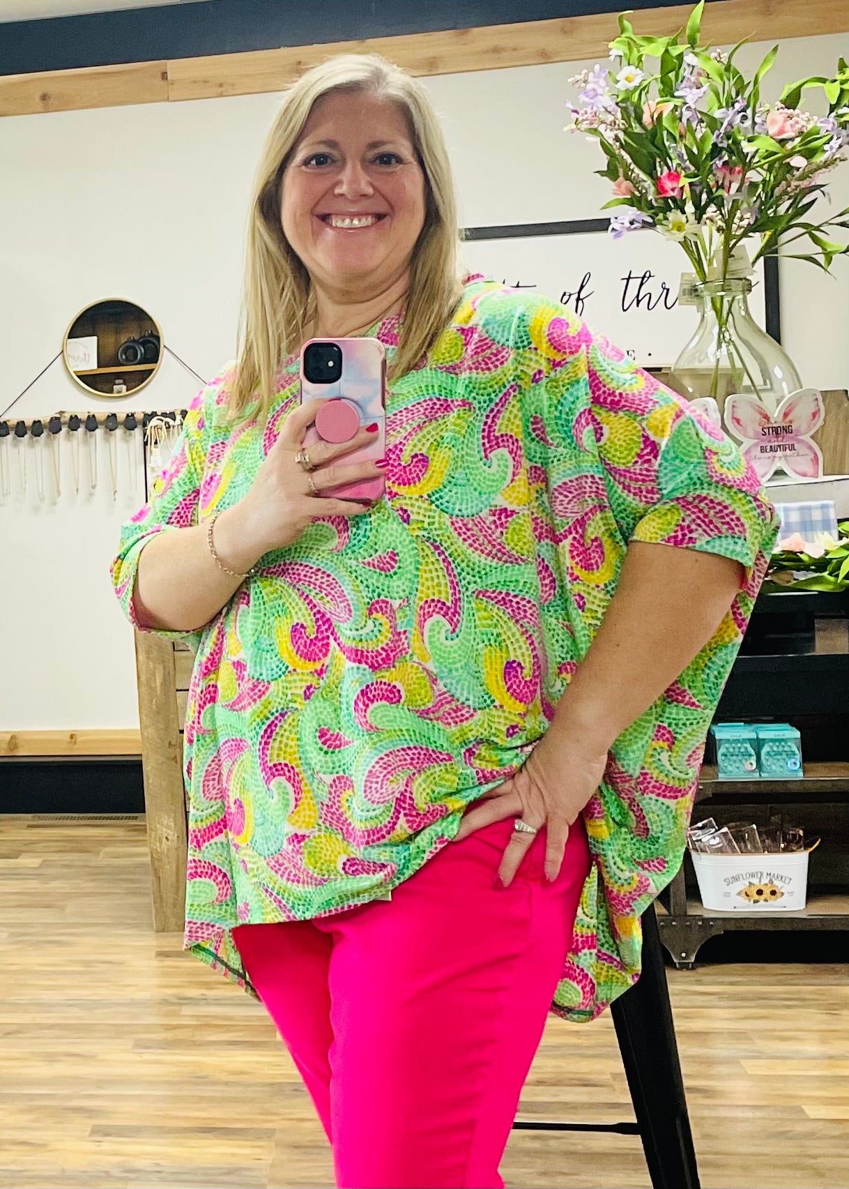 Curvy - Dolman Sleeve Essential Top