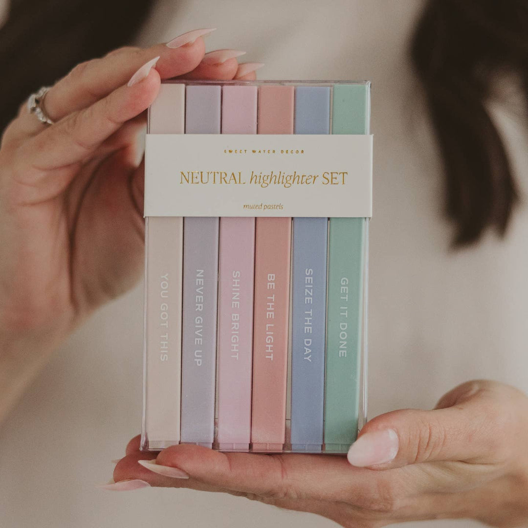 Best Seller 💫 Neutral Highlighter Set - Stationery Set & Decor