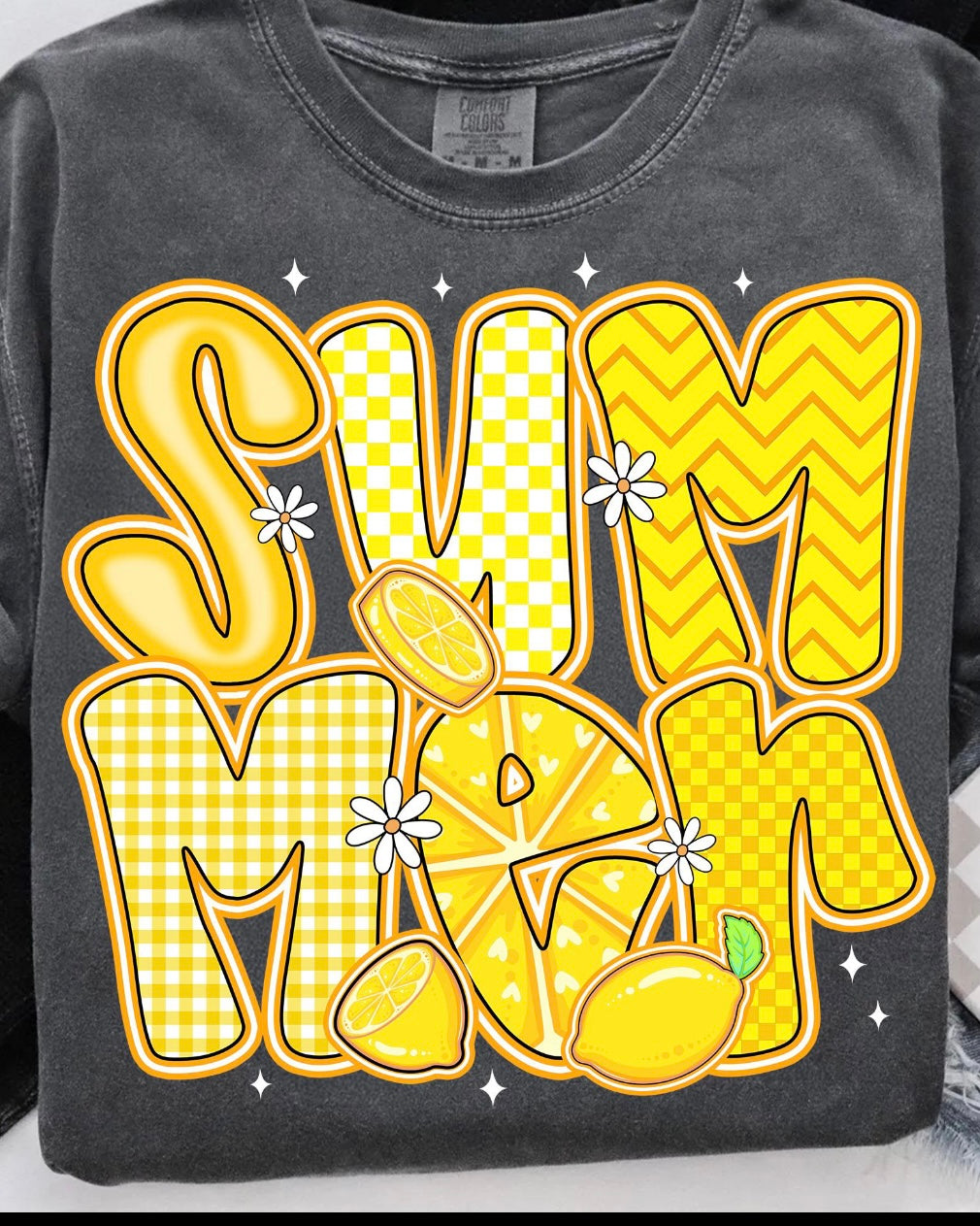 Summer Lemon Graphic Tee - Made to Order