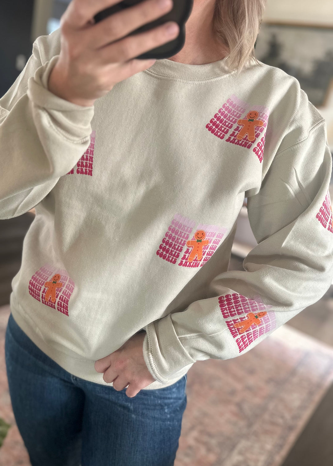 BAKING CREW ALL OVER CREWNECK