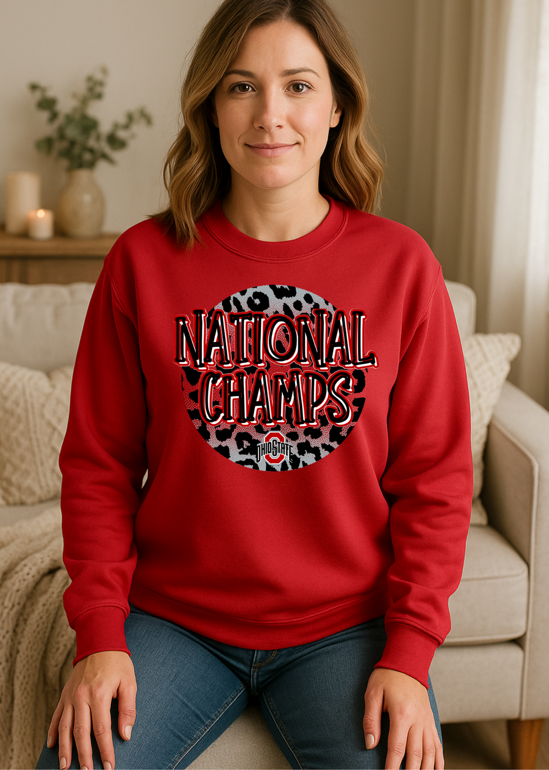CHEETAH  GRAPHIC TEE OR SWEATSHIRT
