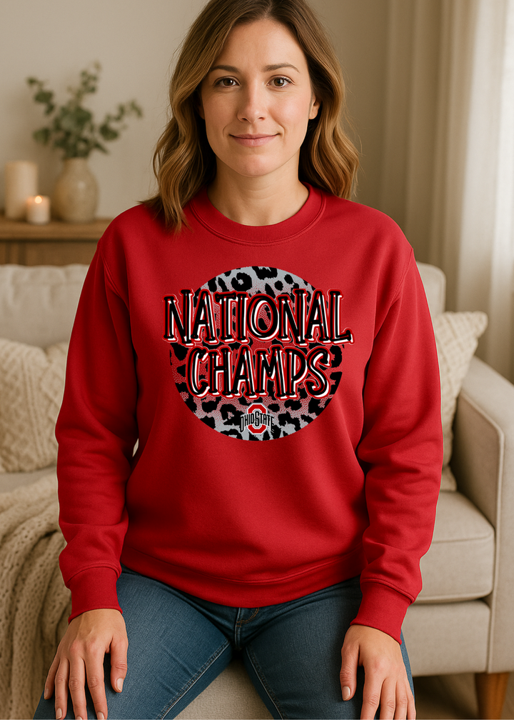 CHEETAH  GRAPHIC TEE OR SWEATSHIRT