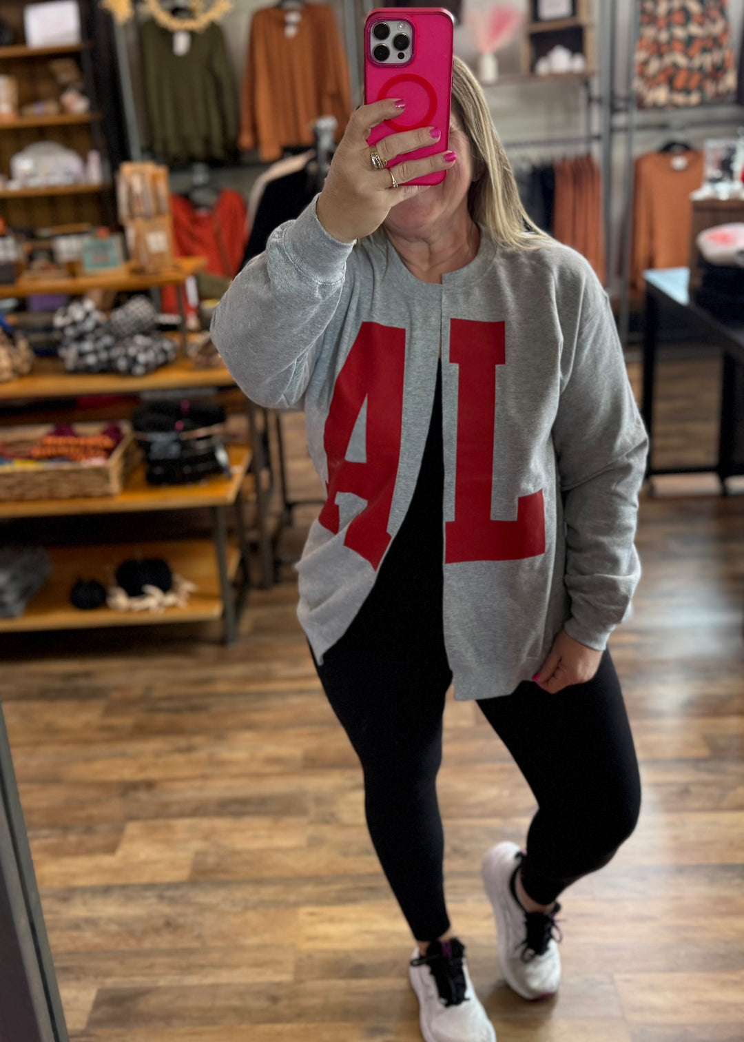 Alabama Split Sweatshirt Cardi - Made to Order