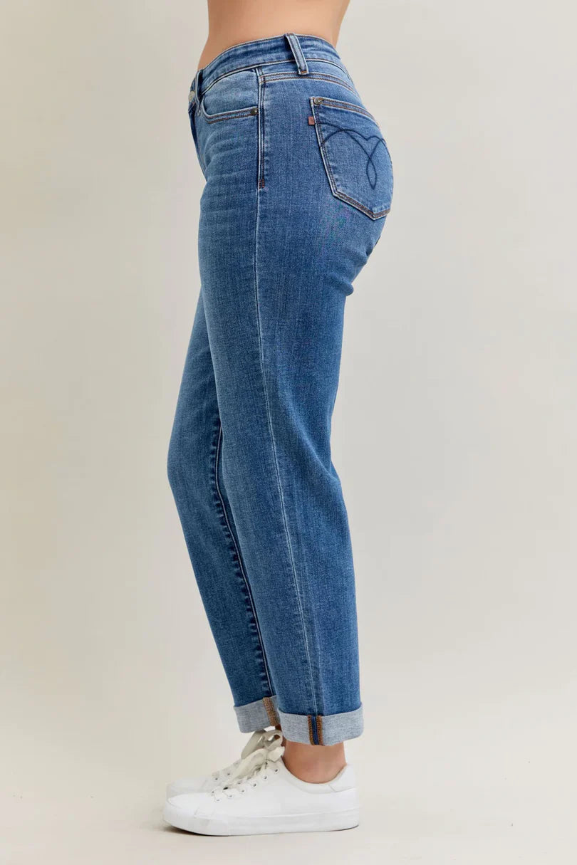 JB82685 - Mid Rise Boyfriend