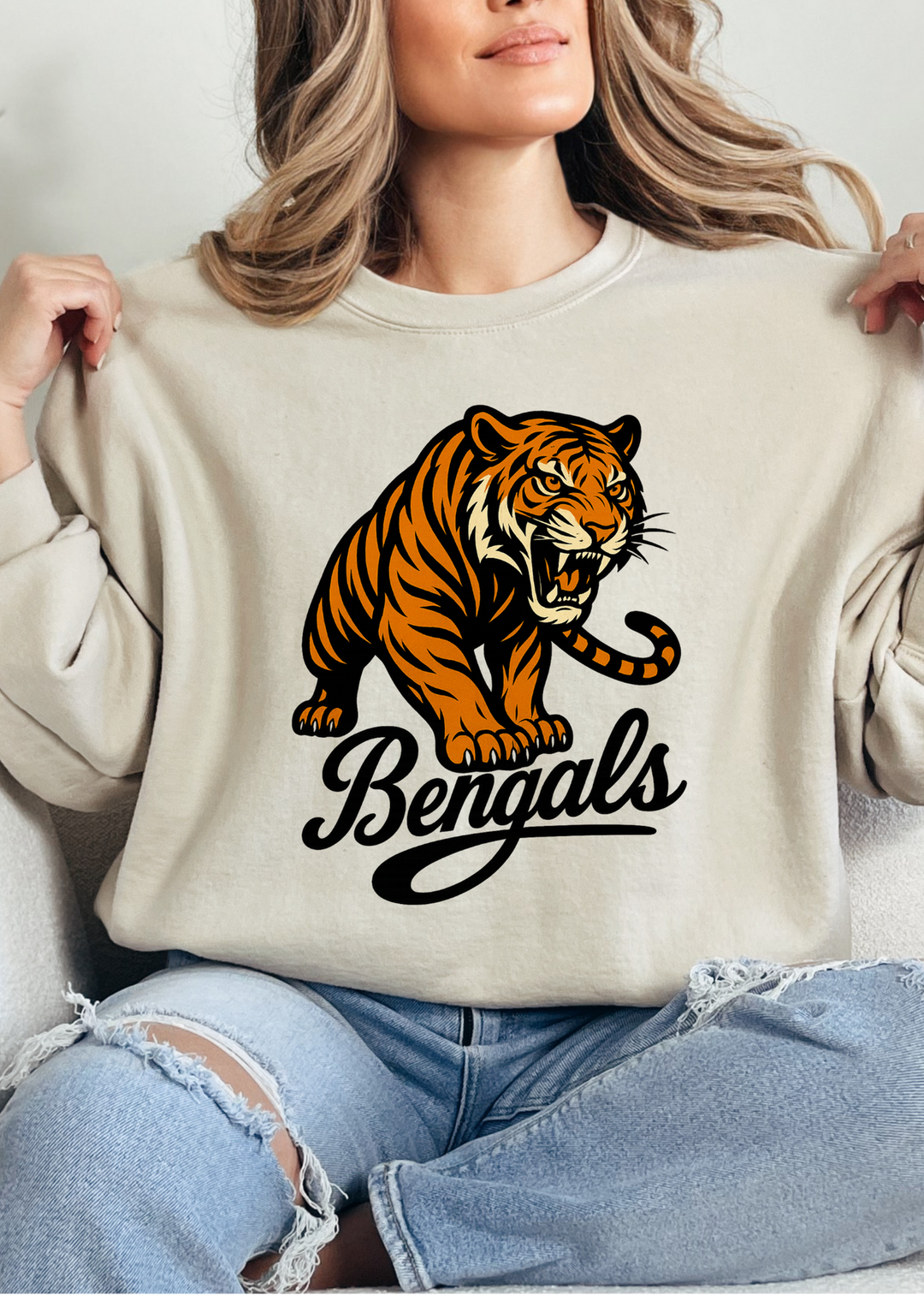 BENGALS GRAPHIC TEE OR PULLOVER