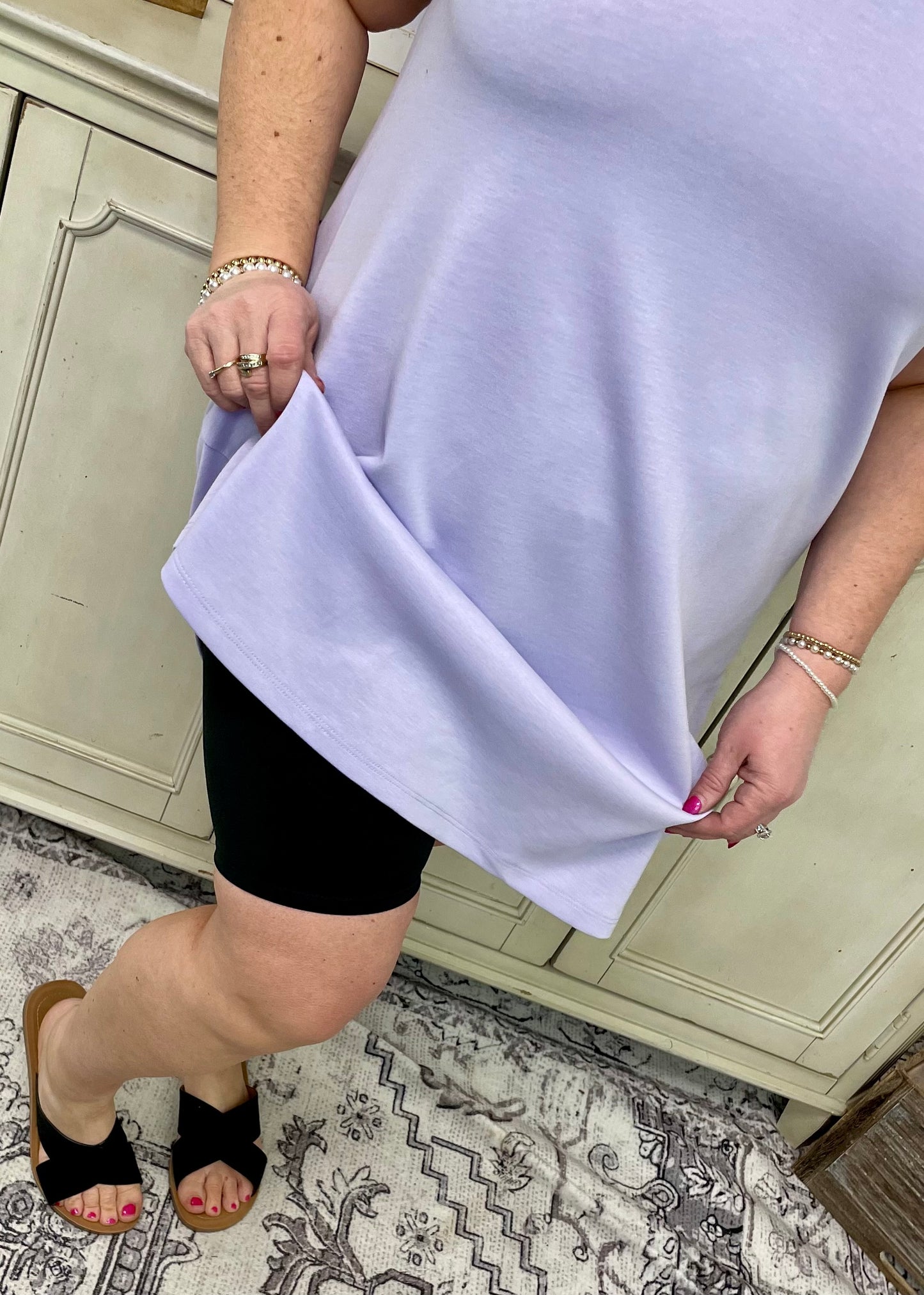 Peach Skin Biker Shorts - OS