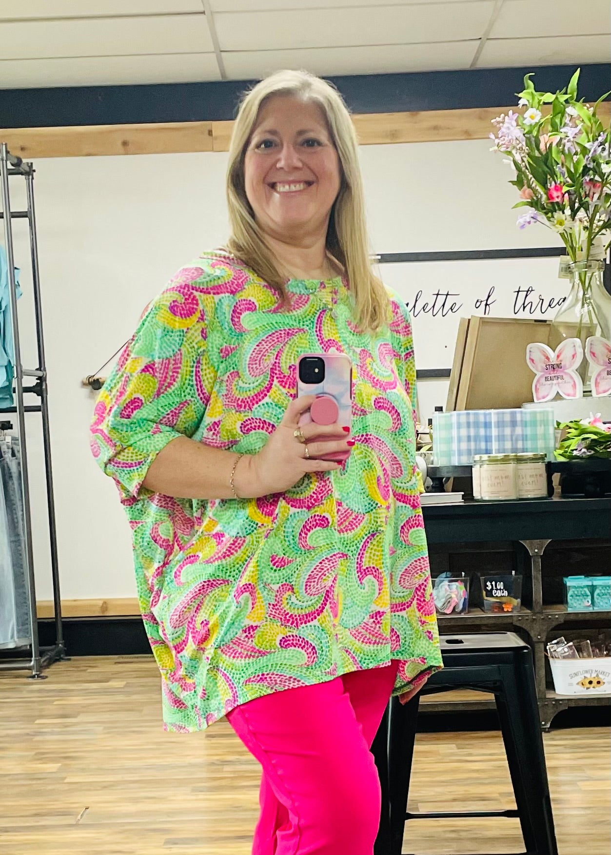 Curvy - Dolman Sleeve Essential Top