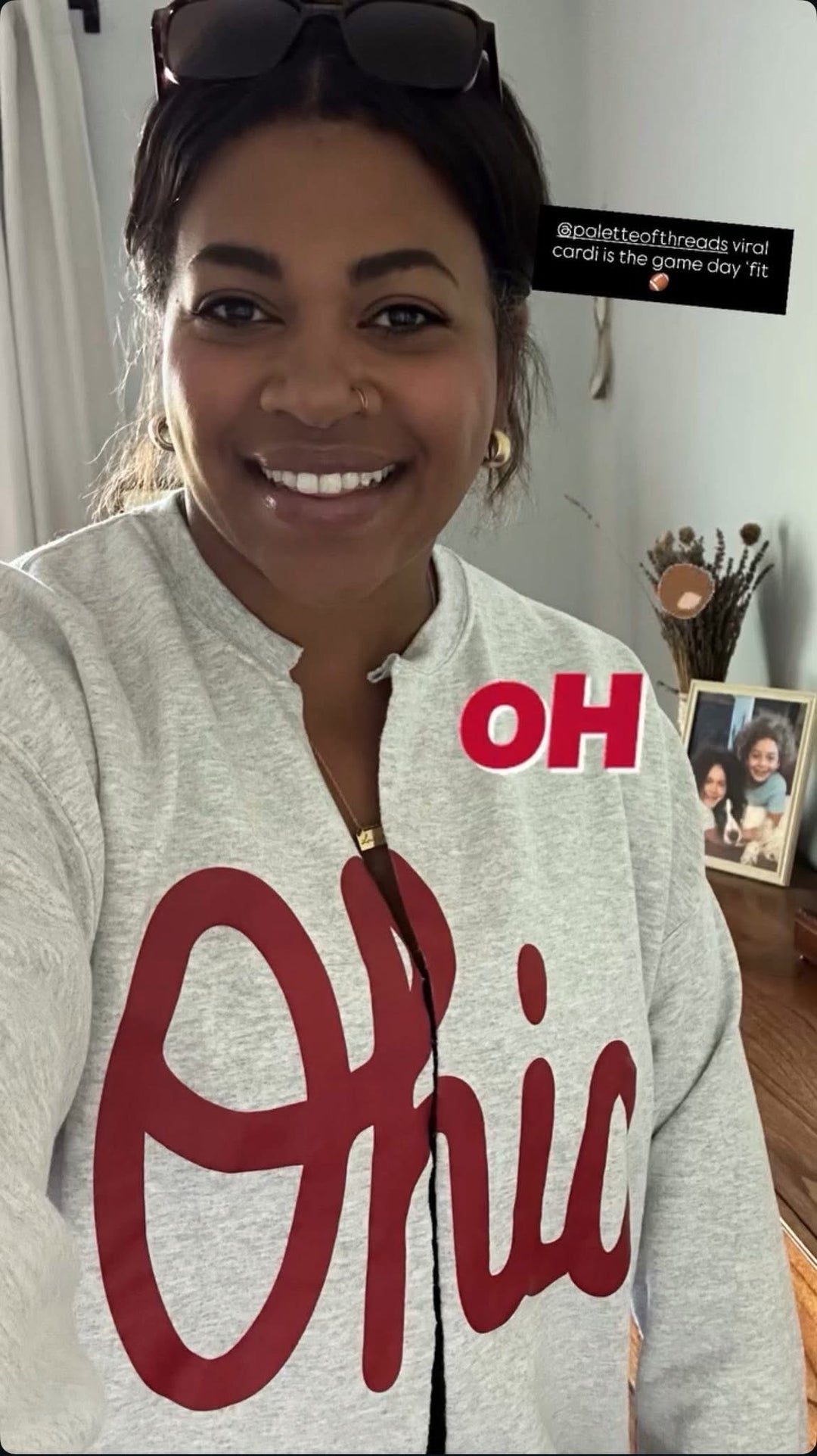 SCRIPT OHIO SWEATSHIRT CARDI ✨ PREORDER