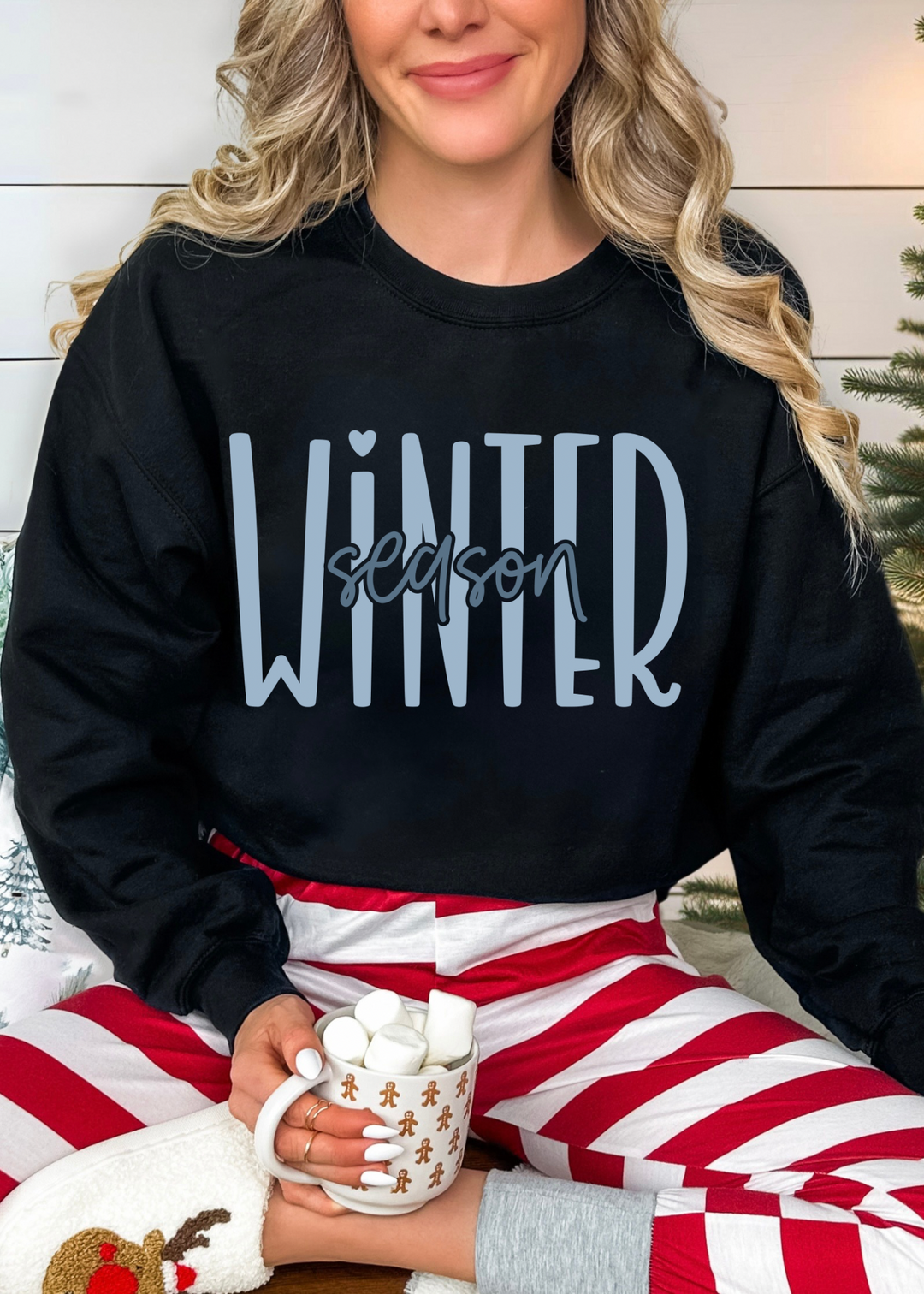 WINTER SEASON TEE OR CREWNECK