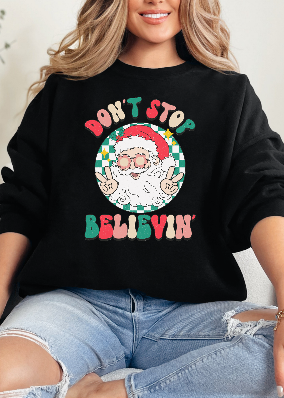 DON'T STOP TEE OR CREWNECK
