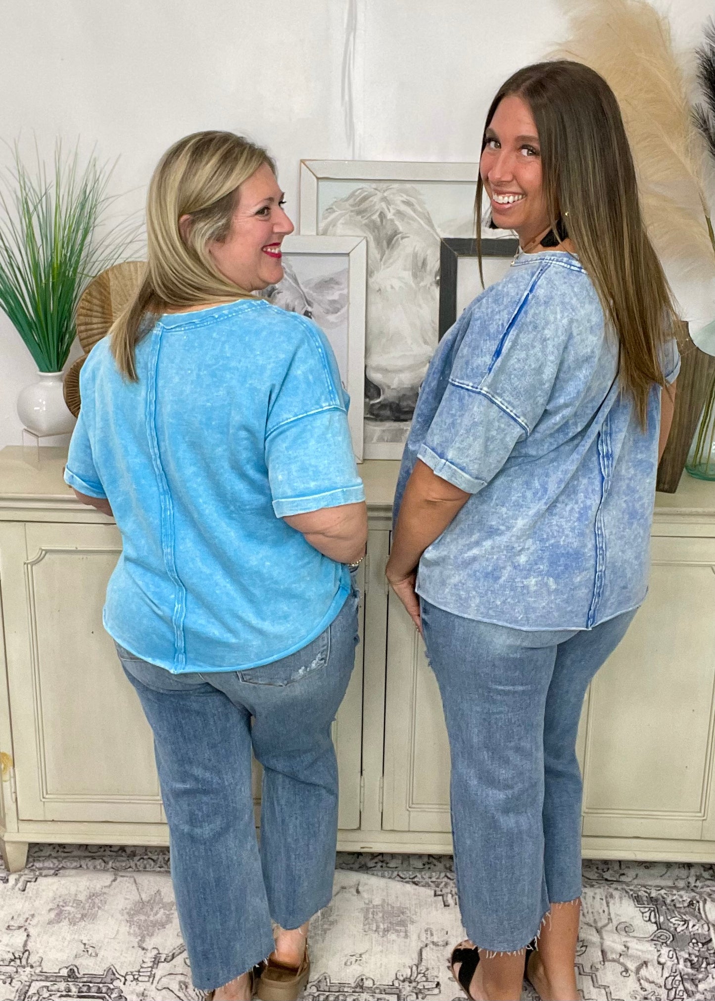 Judy Blue JB82256 - High Rise Distressed Wide Leg Crop