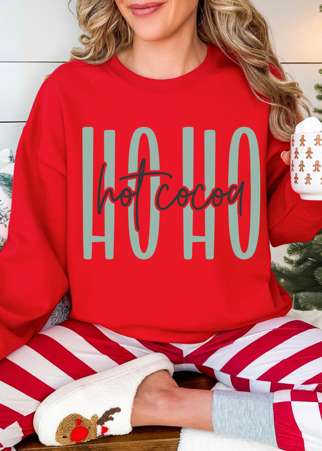 HOT COCOA TEE OR CREWNECK