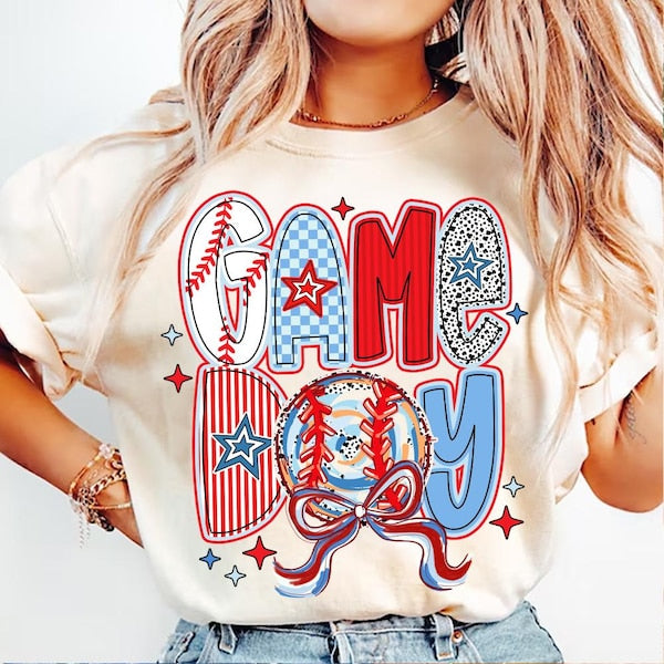 Retro Game Day Graphic Tee - Made to Order
