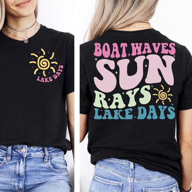 Boat Waves Sun Rays Lake - Made to Order