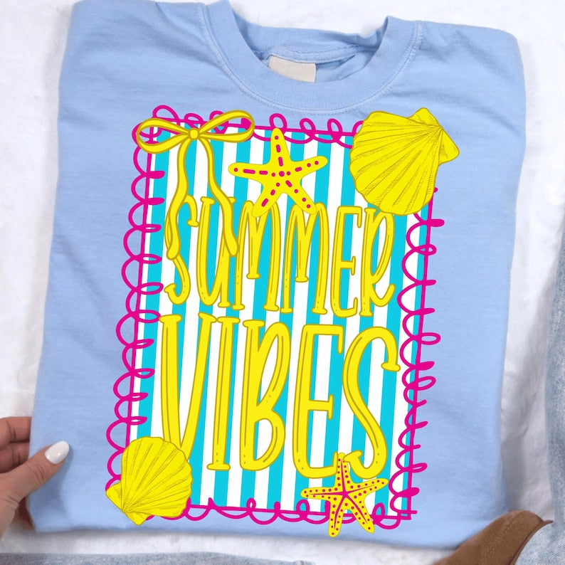 Summer Vibes Graphic Tee - Made to Order