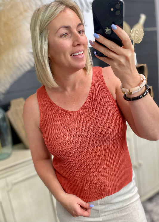 SIENNA SWEATER TANK TOP