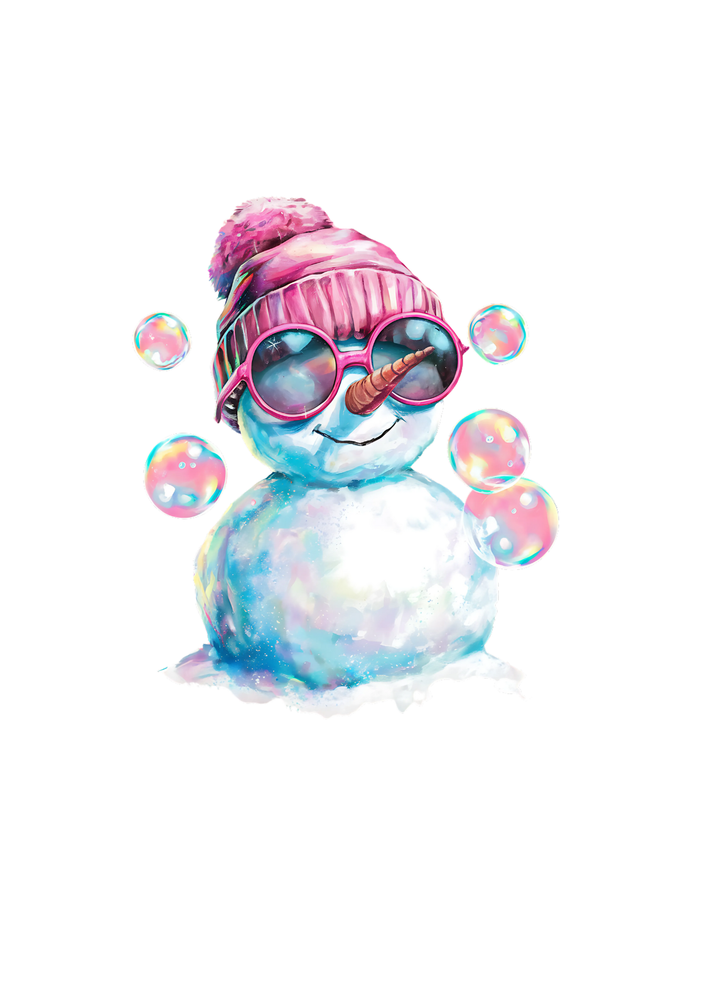 💫 BEST SELLER 💫 BUBBLE SNOW MAN TEE OR CREWNECK