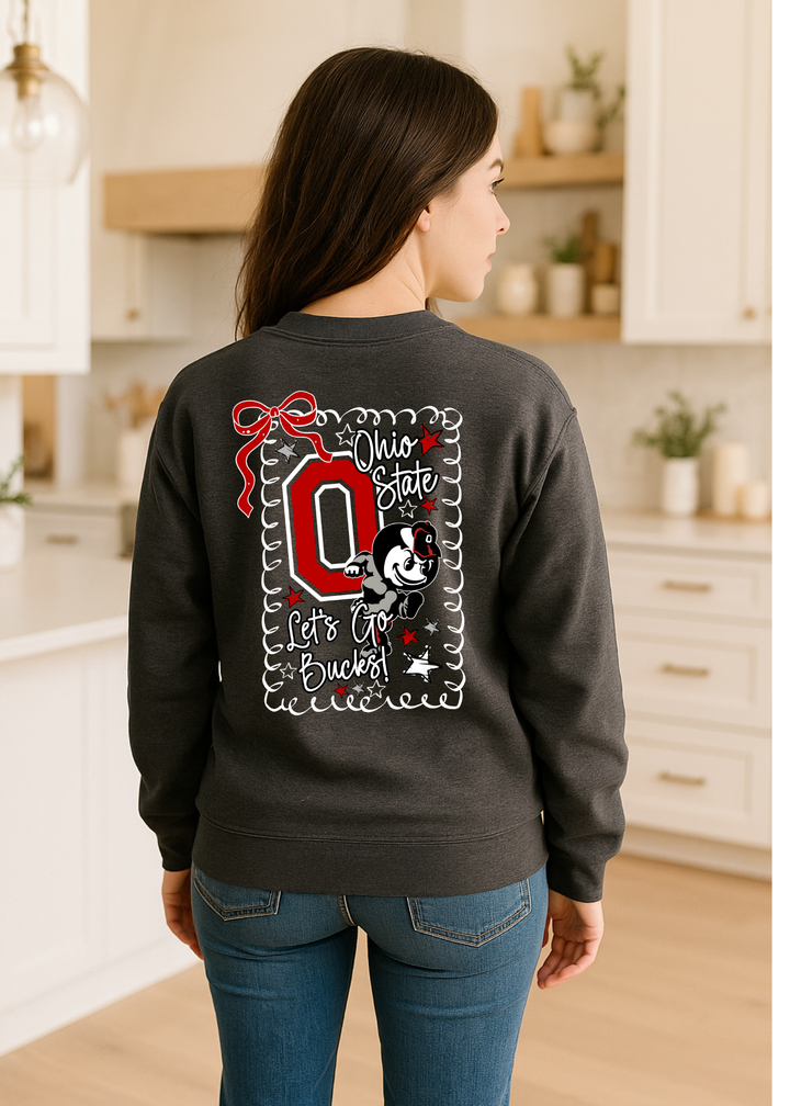 ✨BEST SELLER ✨ OSU FRONT & BACK TEE OR SWEATSHIRT