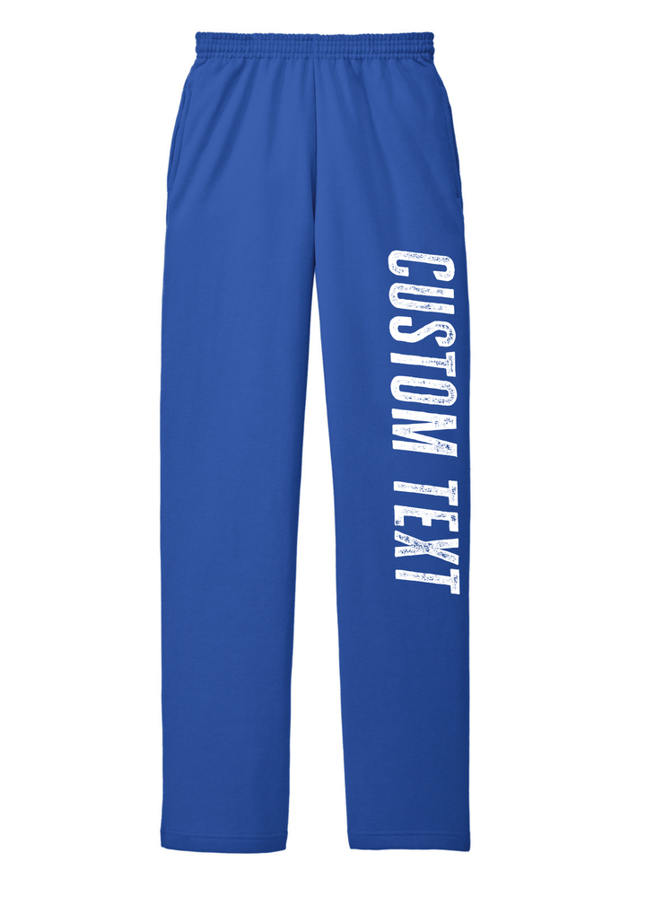 WIDELEG SWEATPANTS WITH CUSTOM TEXT