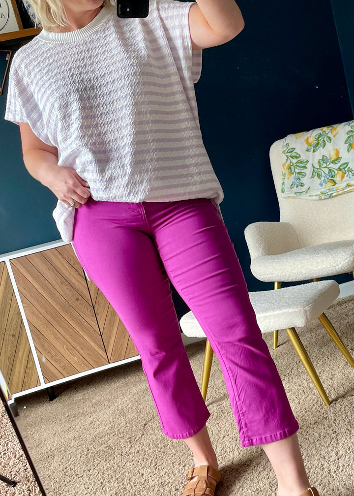 Orchid - Hyper Stretch Mid-Rise Kick Flare