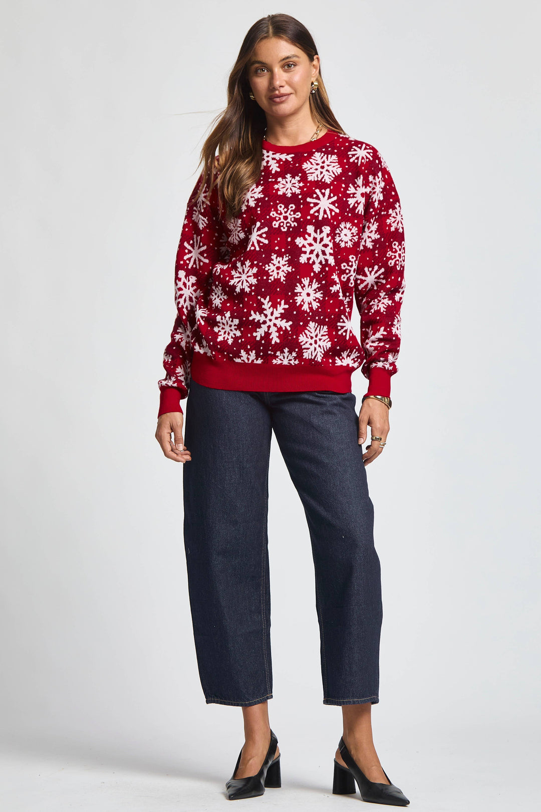Red - Let It Snow Sweater