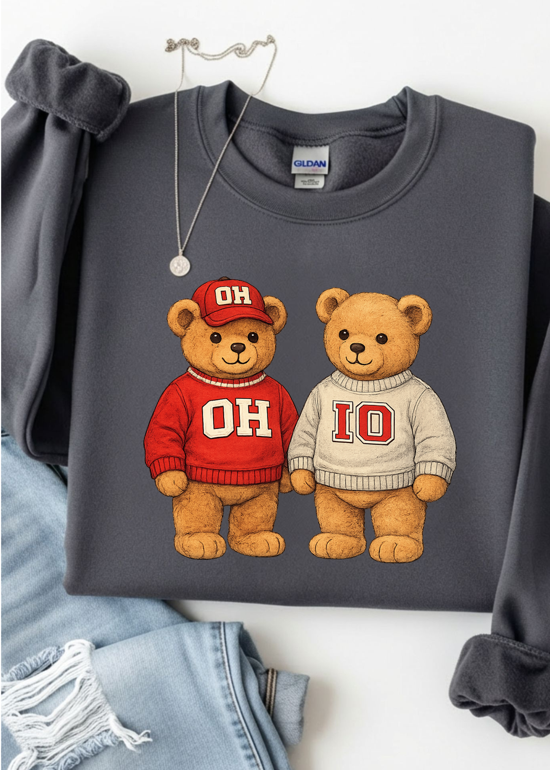 OH IO Bears Graphic Tee or Sweatshirt