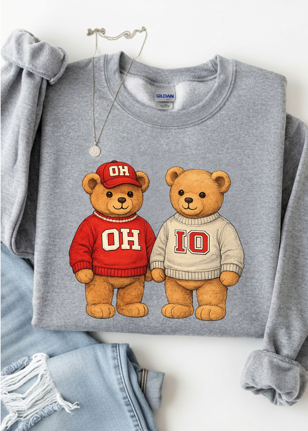 OH IO Bears Graphic Tee or Sweatshirt