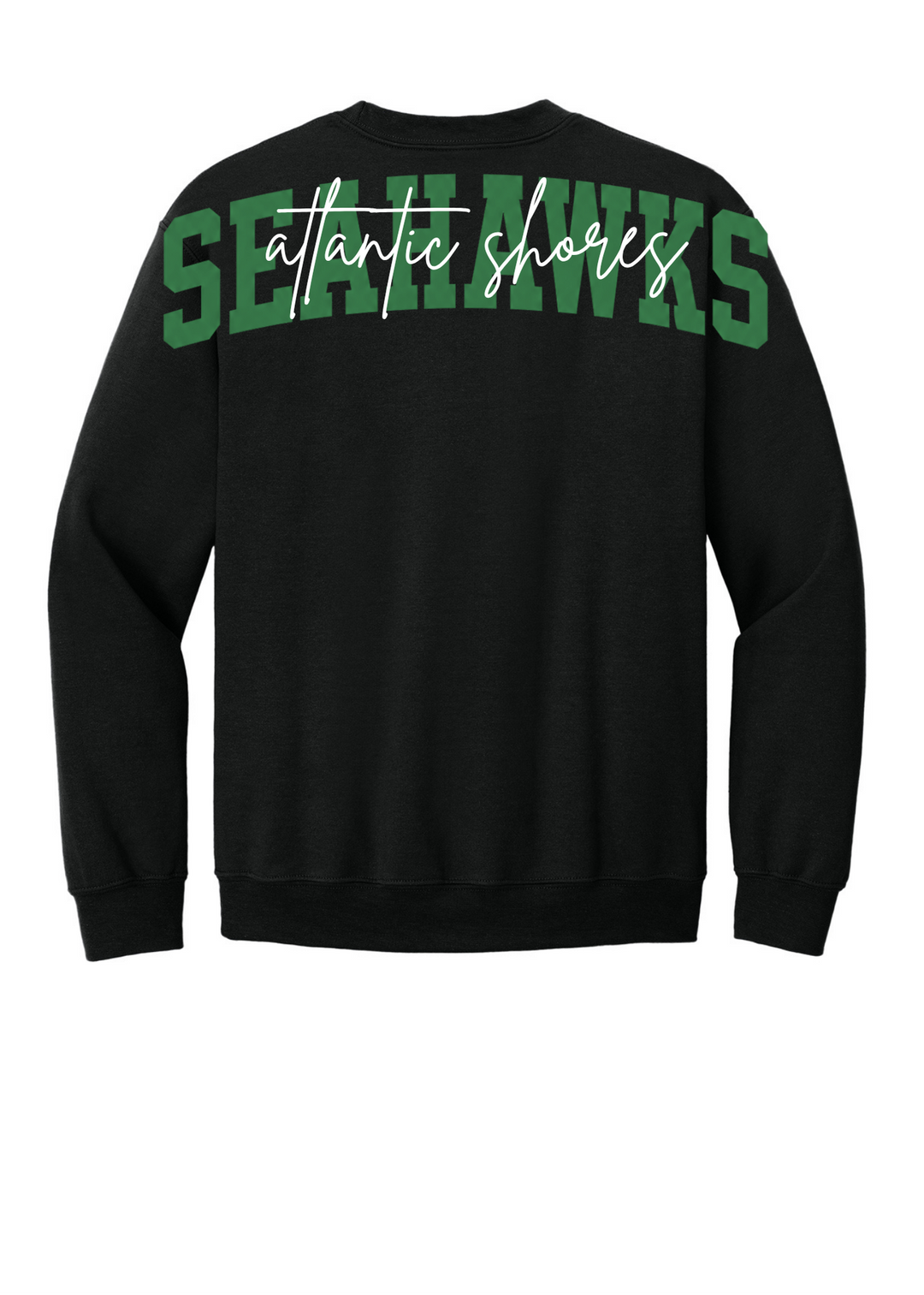 Atlantic Shores Christian Solid Big Back with Cursive Gildan Sweatshirt