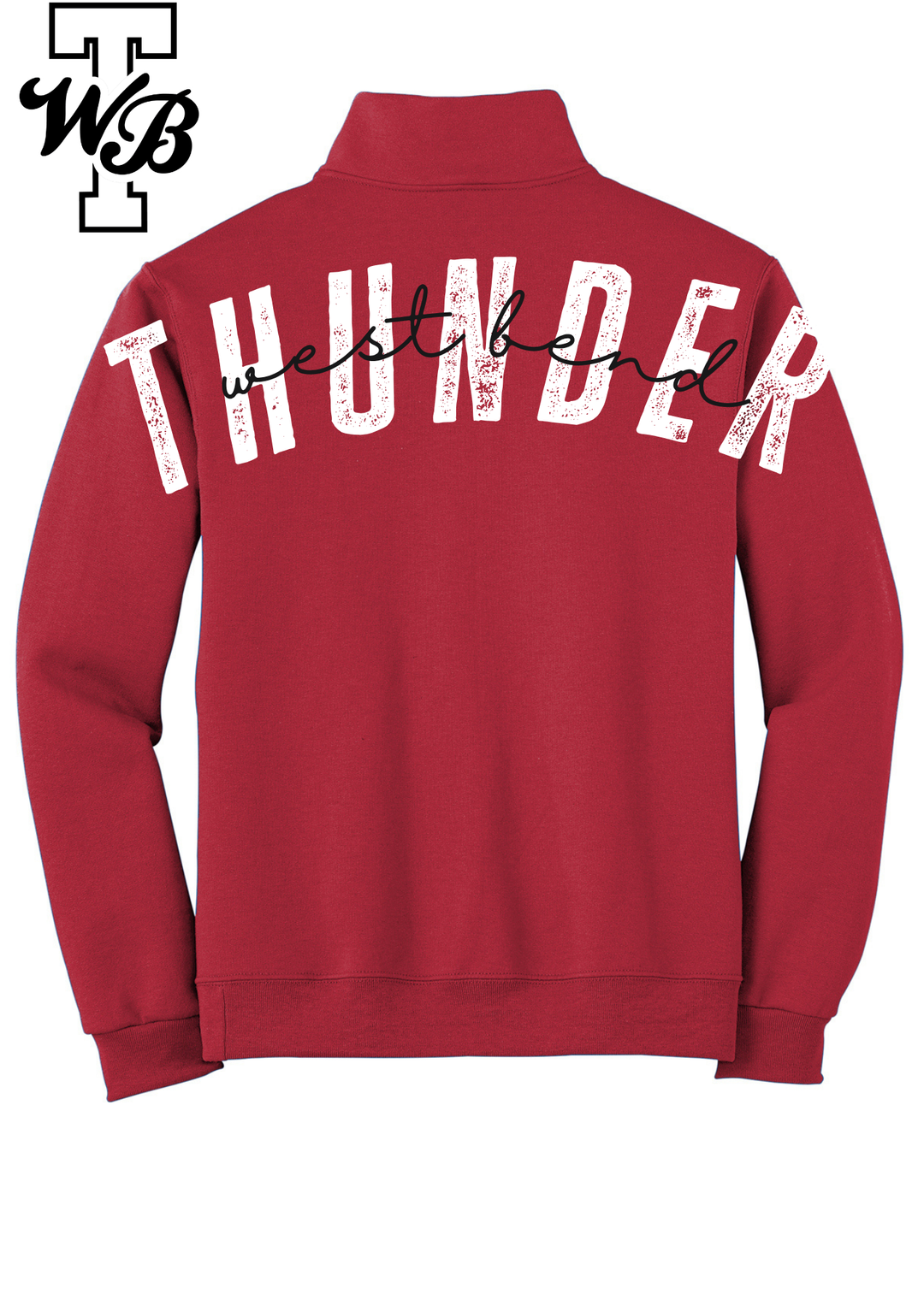 "THUNDER" big back with cursive "west bend" 6 color Variants