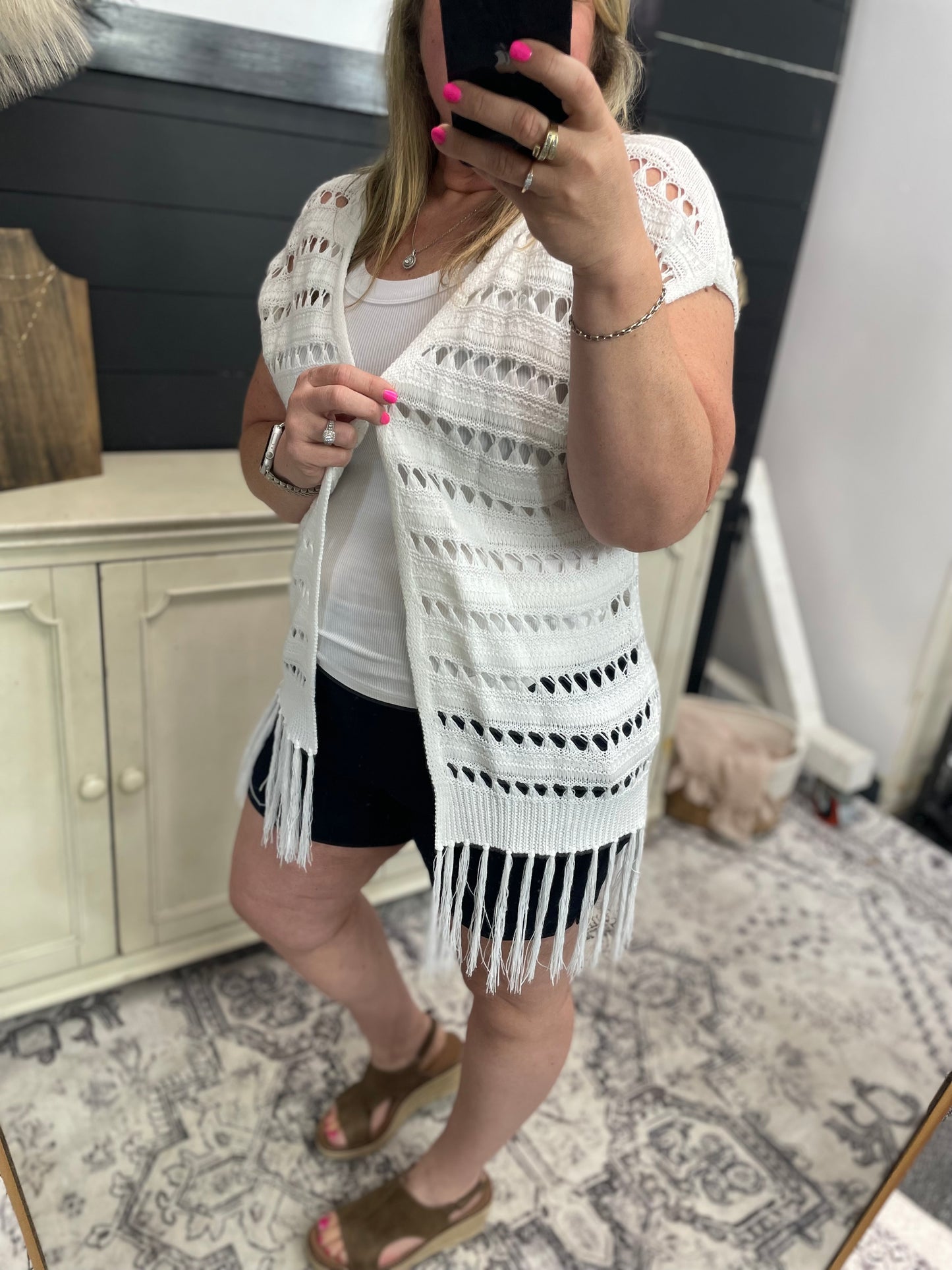 Open Front Cardigan