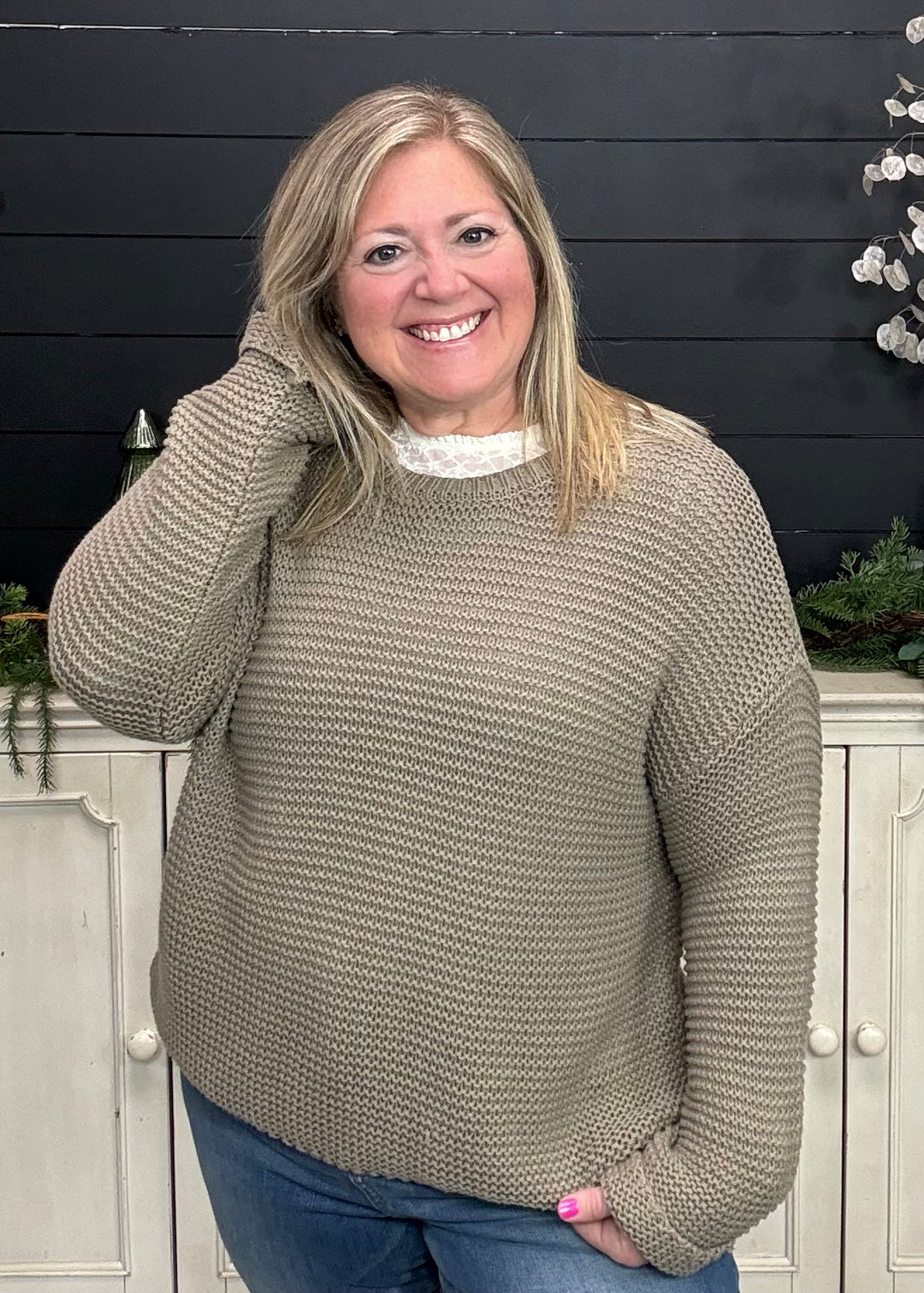 Olive Grove Knit Top