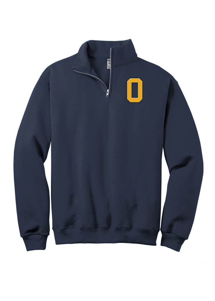 1/4 ZIP BIG BACK WITH CHEST PRINT - CUSTOM