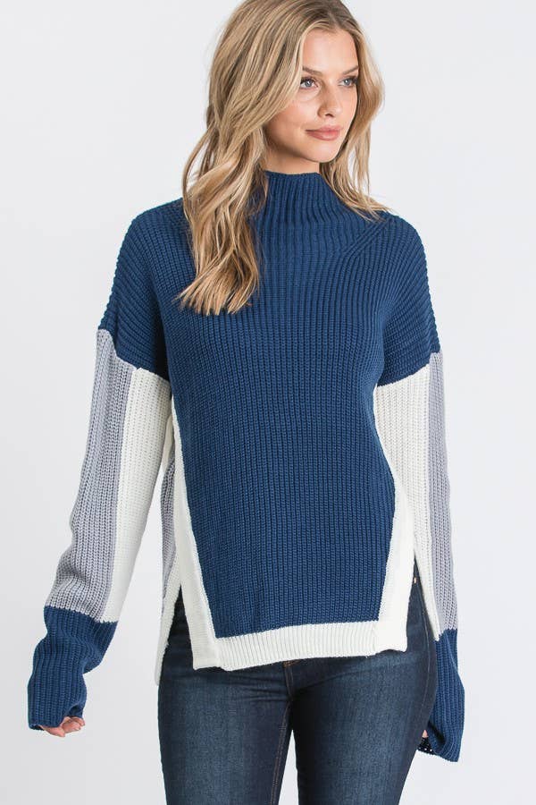 Seaside Panel Sweater