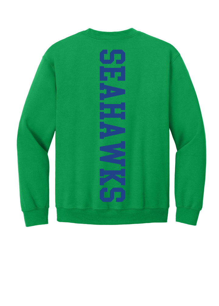 Atlantic Shores Christian Solid Center Back Crewneck