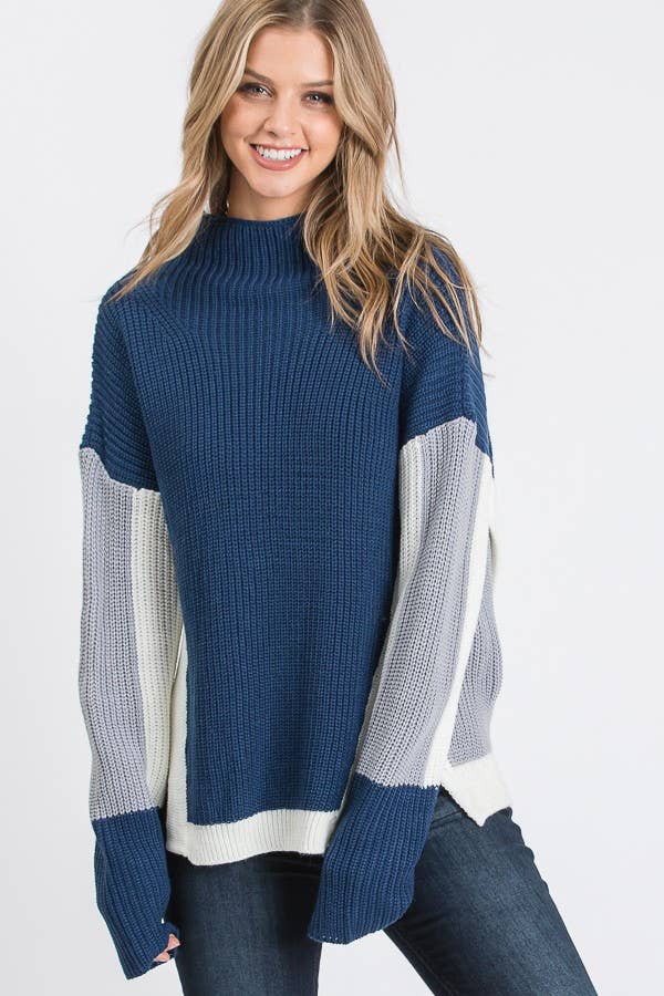 Seaside Panel Sweater