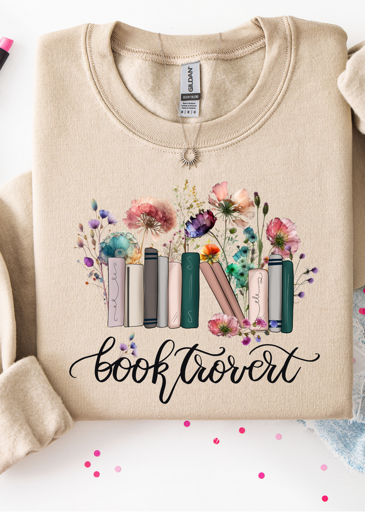Booktrovert  Graphic Tee or Pullover - Made to Order