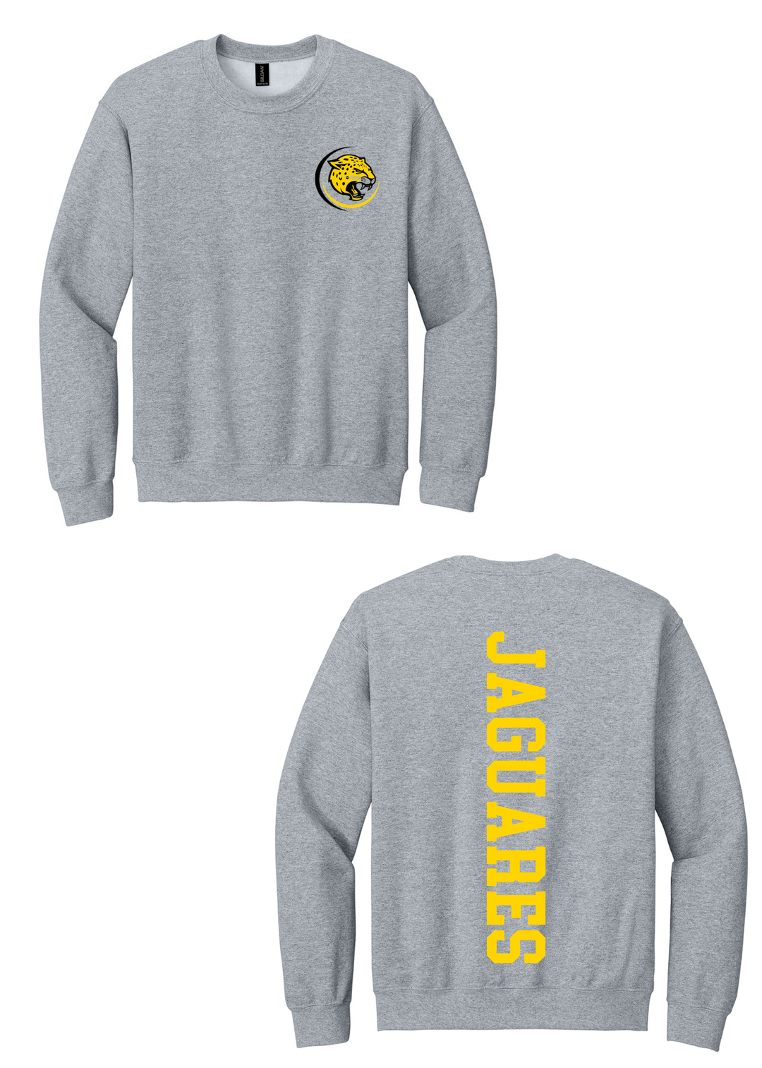 Horizon Jaguars Solid Center Back Crewneck with logo