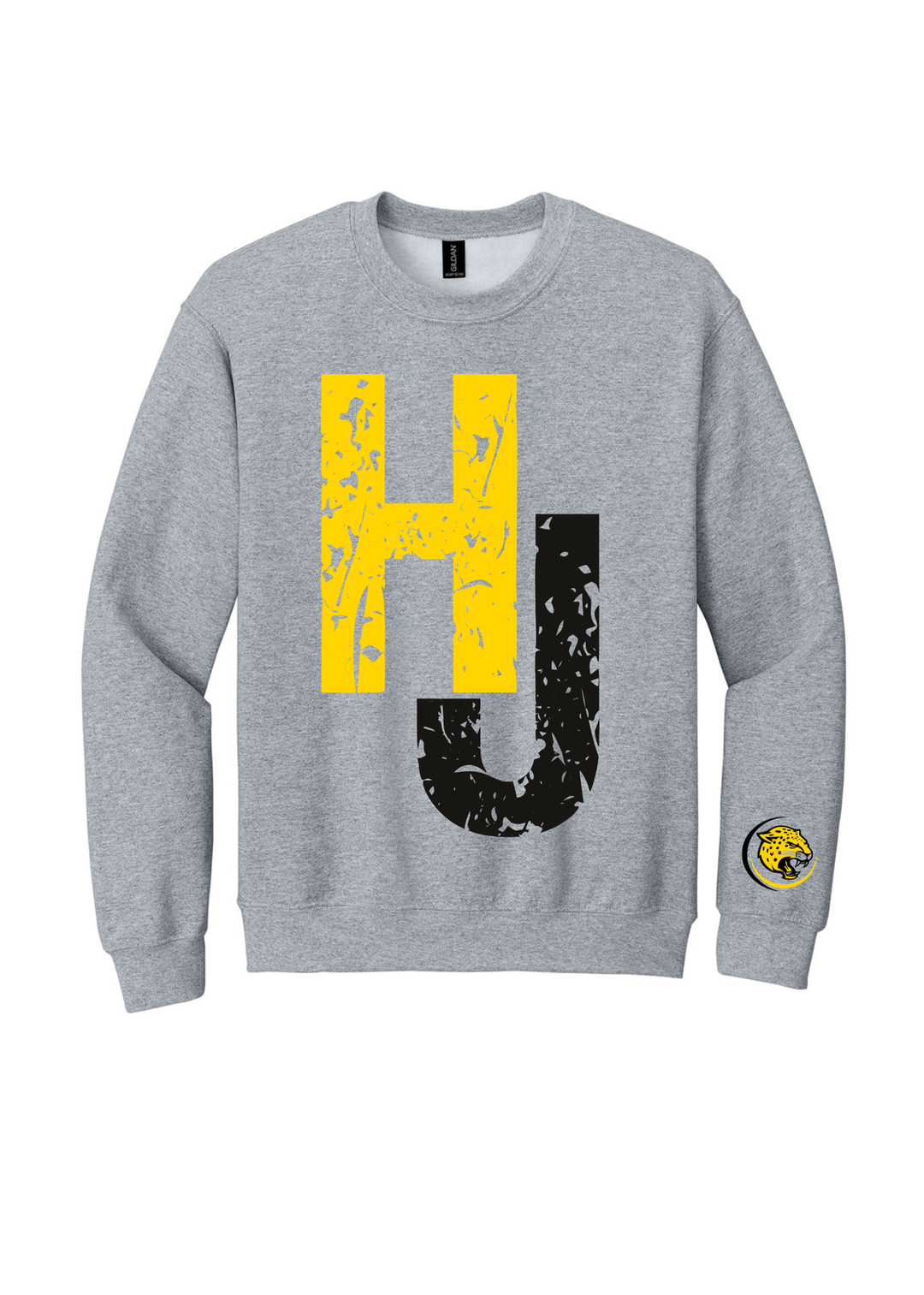 Horizon Jaguars Big Front Gildan Crewneck
