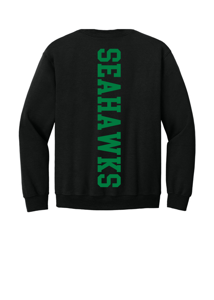 Athletic Shores Christian Solid Center Back Crewneck