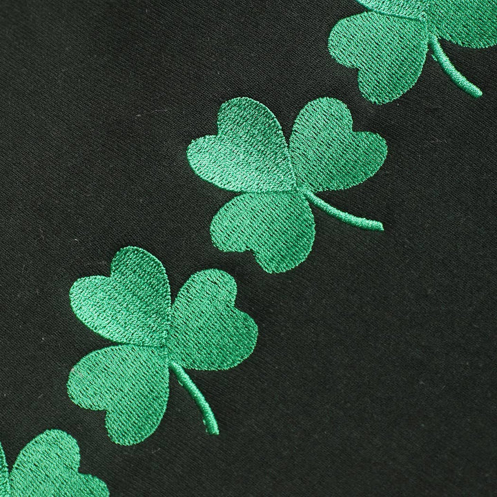 Four Clovers Embroidered Sweatshirt - Ships Feb 6th