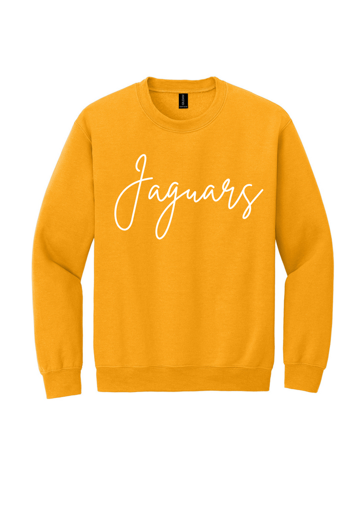 Jaguars Cursive Crewneck