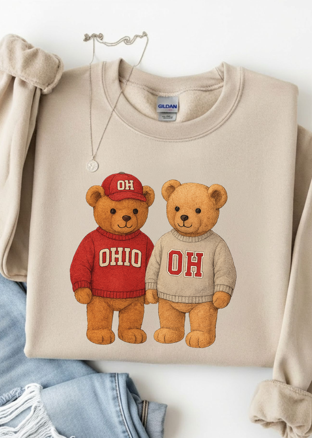 Two Ohio Bears Graphic Tee or Sweatshirt