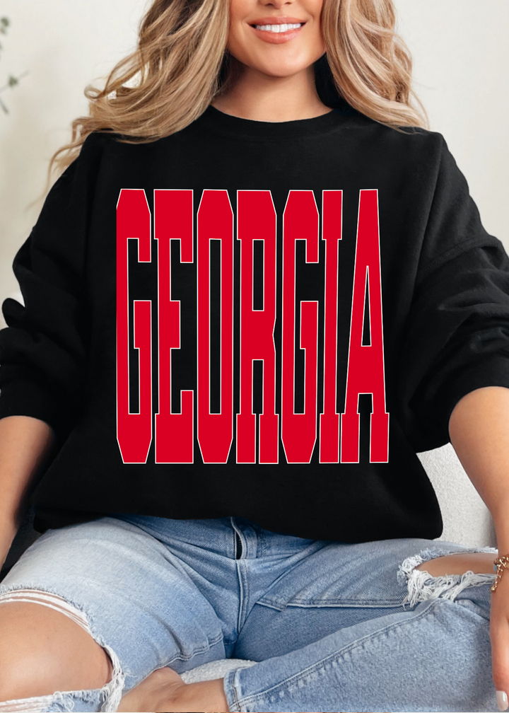Georgia State Crew Neck - Made to Order
