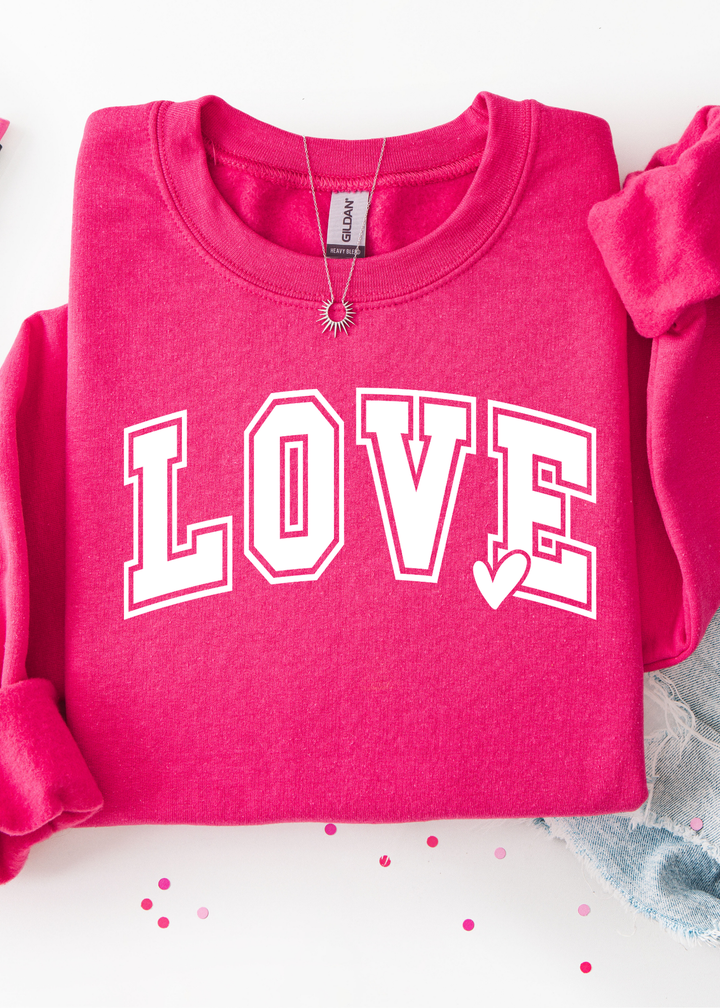 Varsity Love Graphic Tee or Sweatshirt