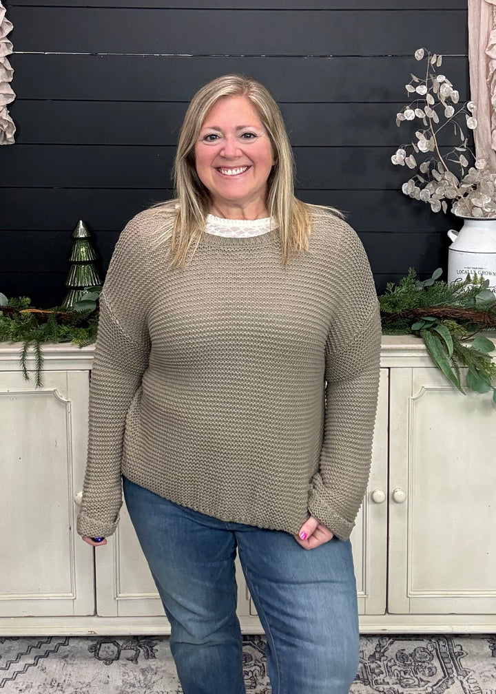 Olive Grove Knit Top